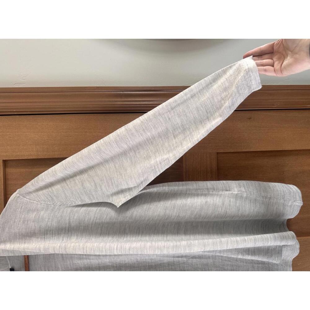 Eileen Fisher 100% Fine Merino Wool Open Front Cardigan Sweater Grey Women’s XL - Picture 4 of 13